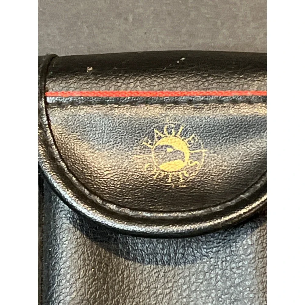 Eagle Optics Black Faux Leather Binocular Case Belt Loop Pouch Small Accessory